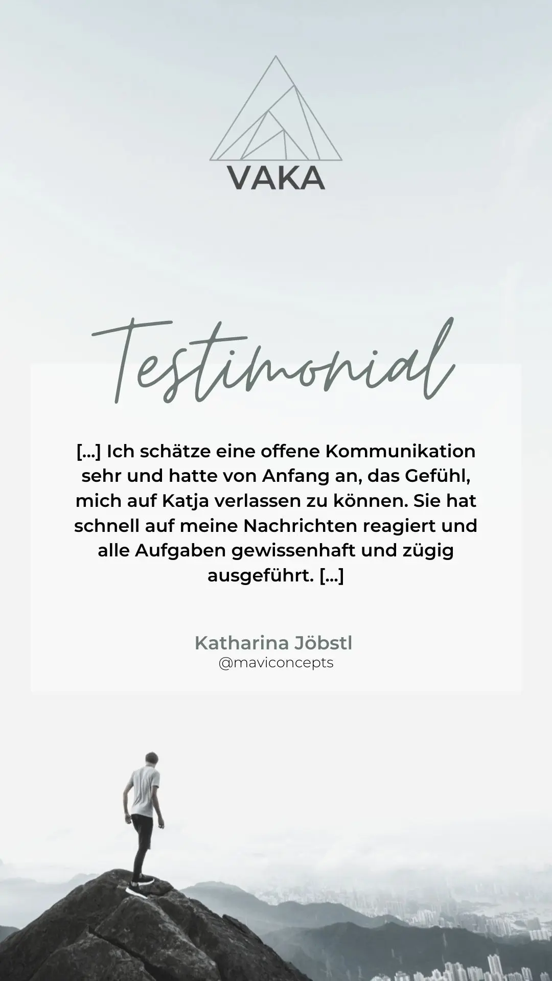 Testimonial Virtuelle Assistentin VAKA Katja Arndt