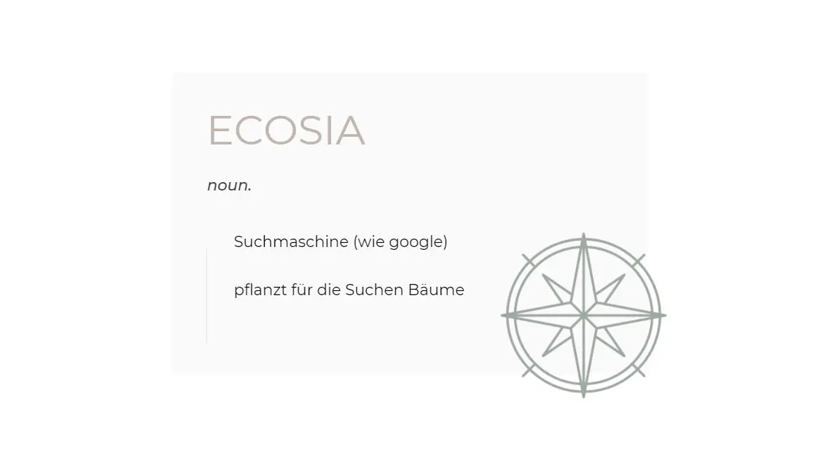 WP Wörterbuch Ecosia