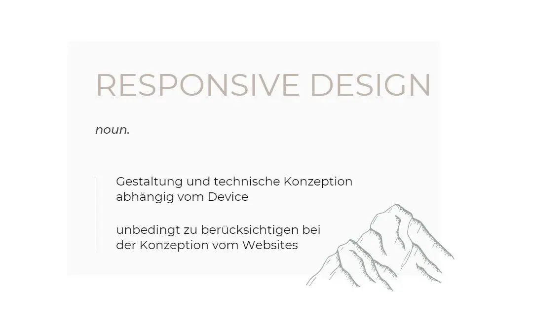 Wörterbuch Responsive Design