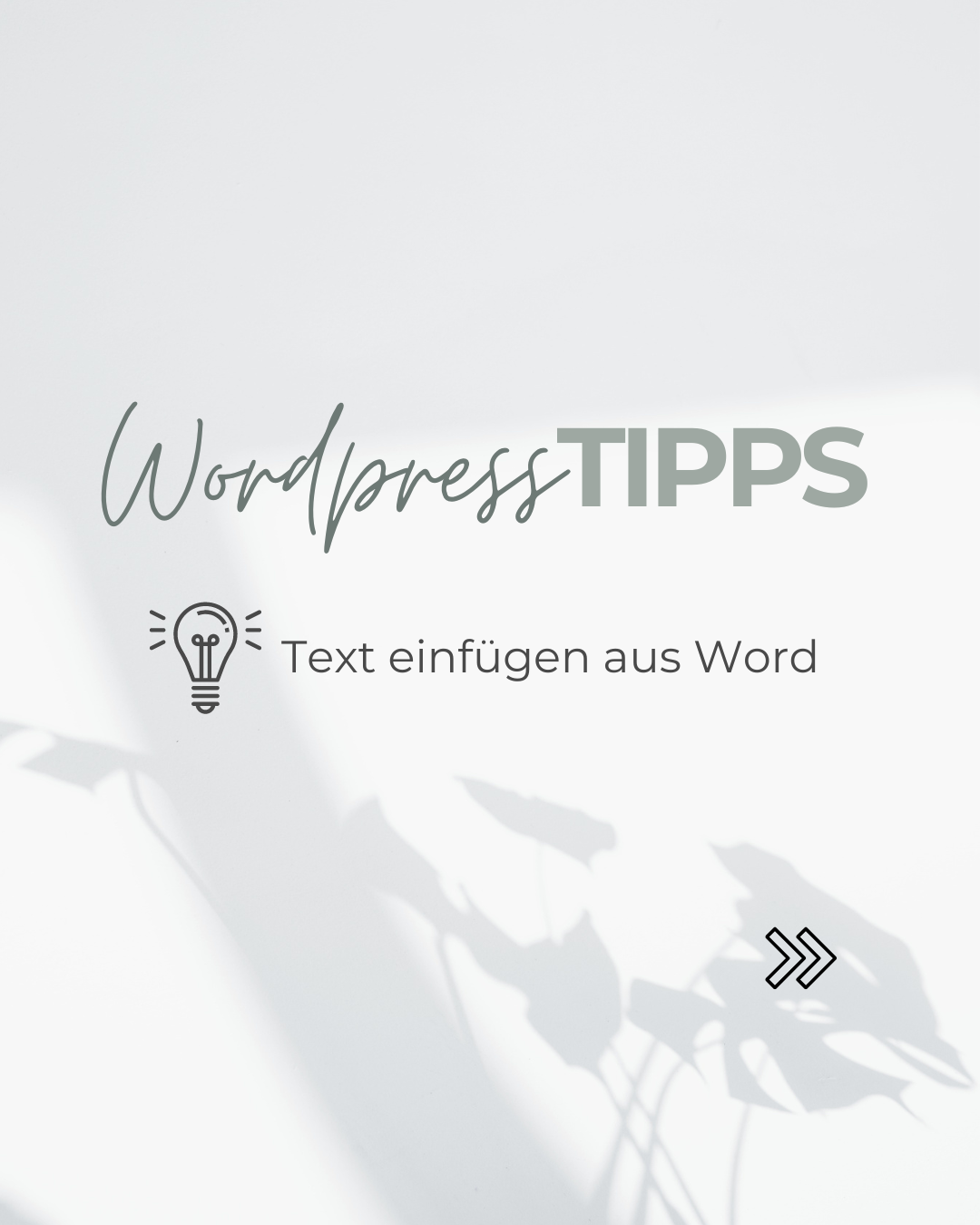 Test einfügen aus Word in Divi