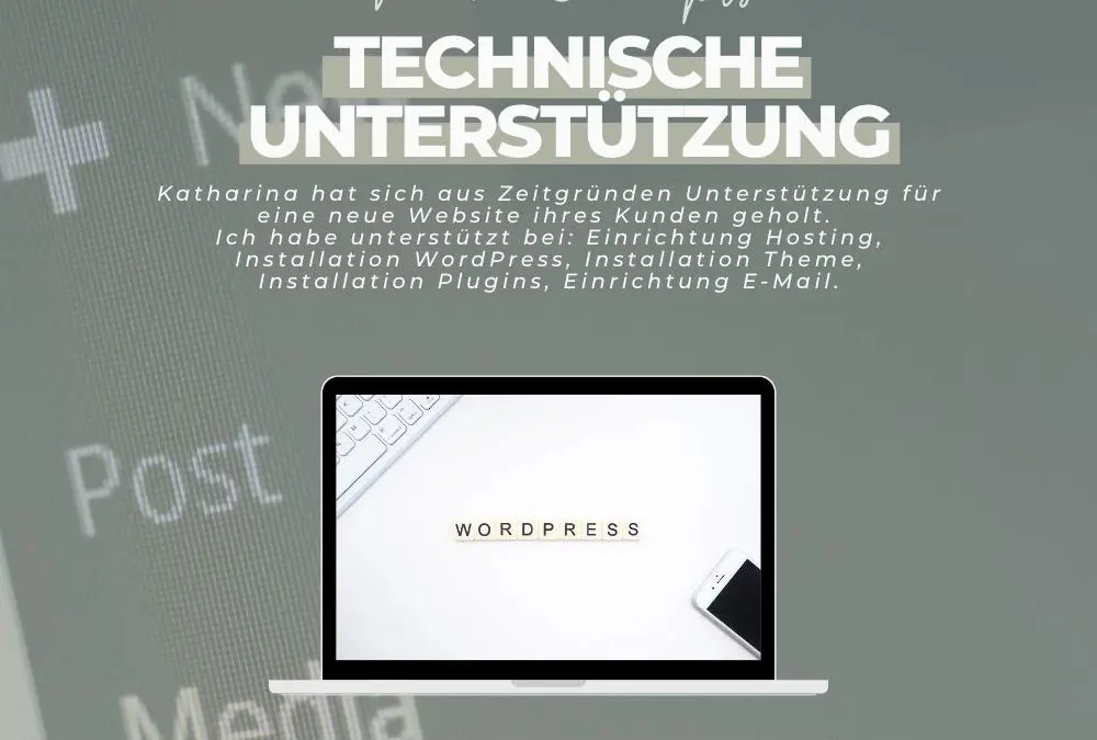 Projekt: Unterstützung MAVI Concepts bei der technischen Einrichtung einer Website